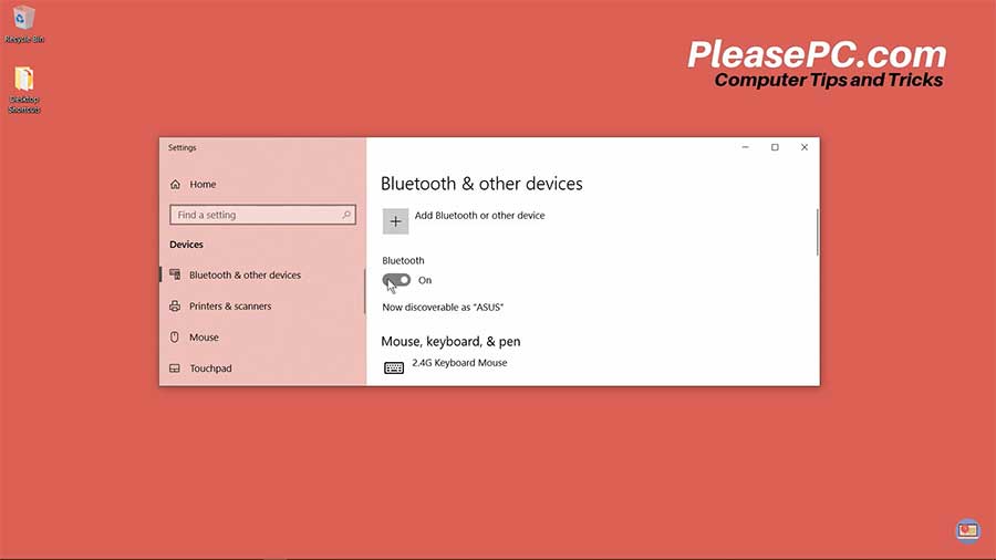 How to Enable Bluetooth on Windows 10