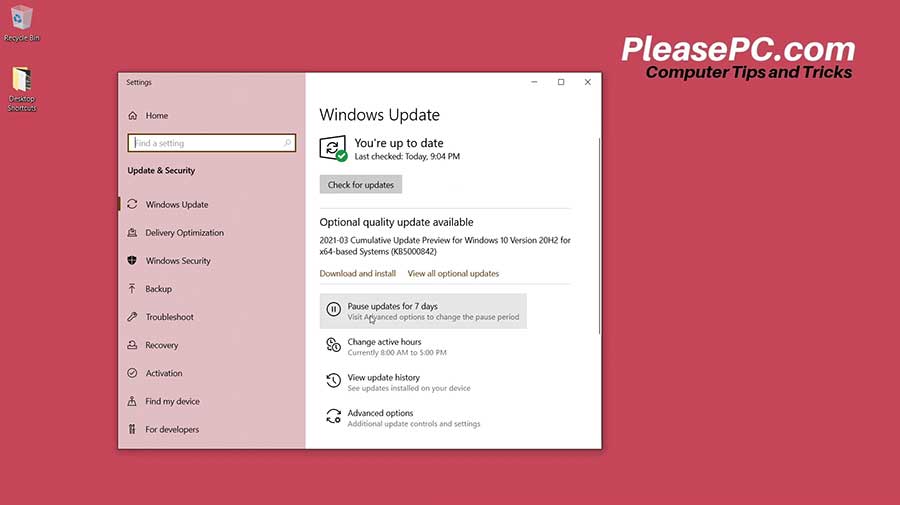 How to Disable Windows Update in Windows 10